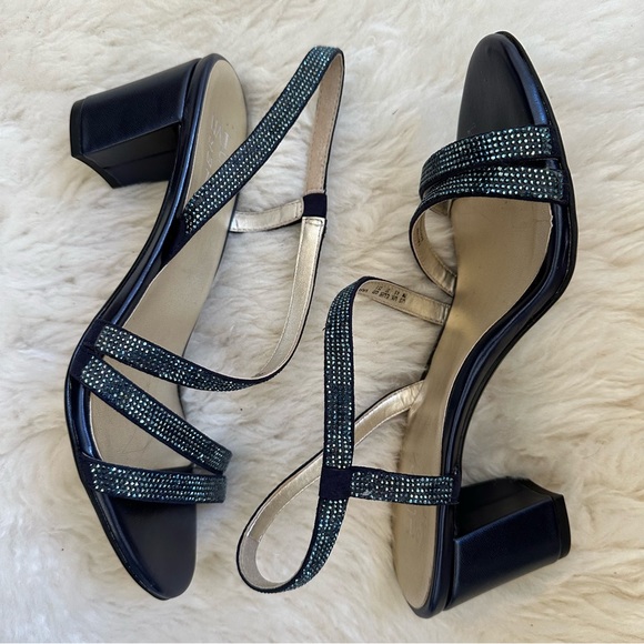 Naturalizer Vanessa2 Strappy Heeled Sandals Rhinestone Embellished - Picture 5 of 15